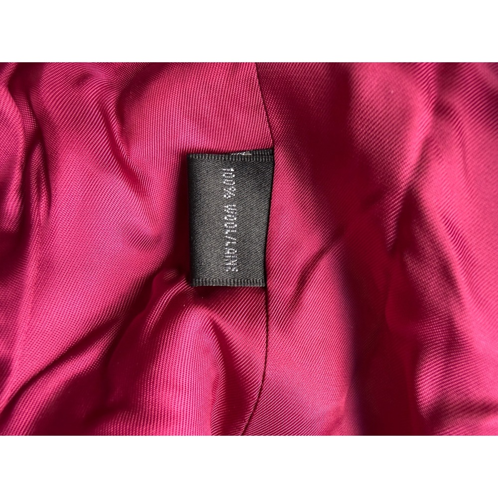Lafayette 148 New York Petite Pink wool Textured 3 Button Blazer Size 8P - Picture 9 of 9